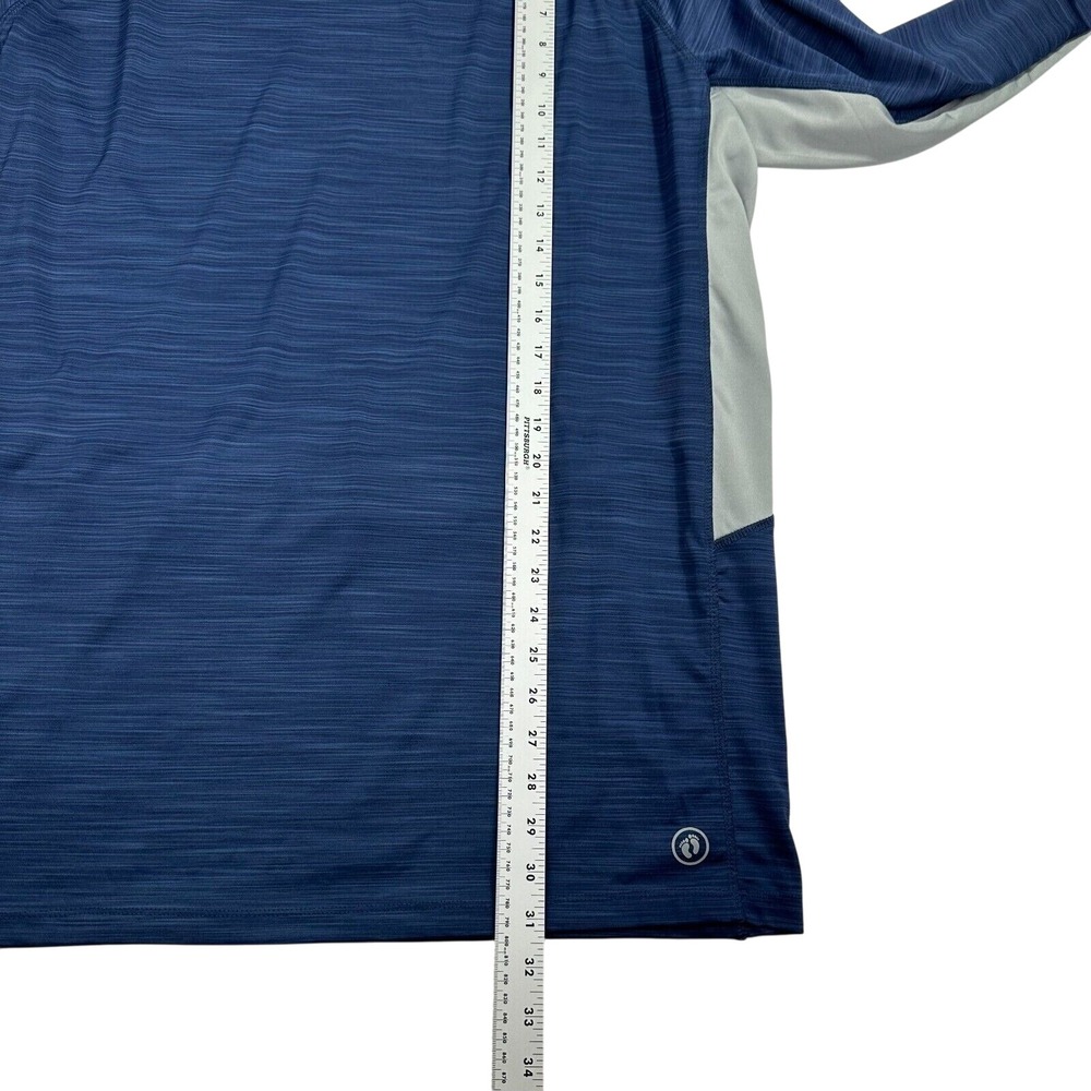 Hang Ten Cycling Jersey Adult XXL Blue Gray Long Sleeve UV pro / UPF 50+ Pockets - Picture 4 of 11